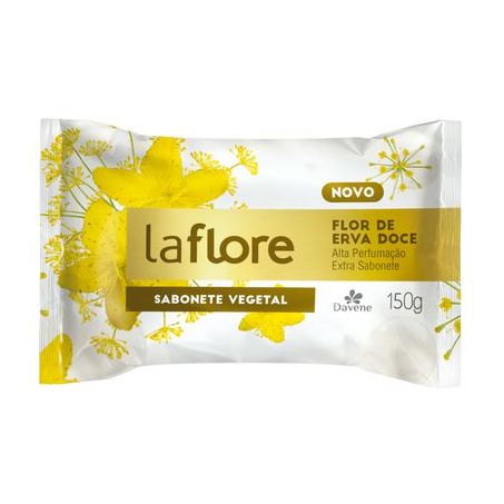 Sabonete Barra Vegetal Flor de Erva-doce Davene La Flore 150G