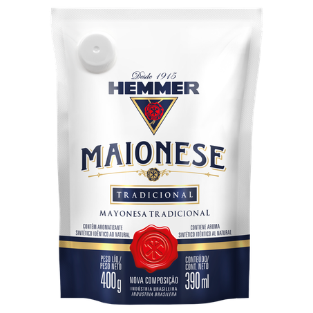 Maionese hemmer tradicional 400 gr