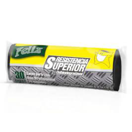 SACO DE LIXO FELIZ OXI-BIO SUPERIOR 30L