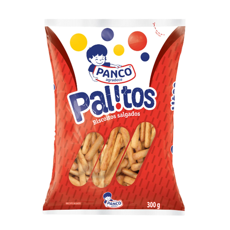 Biscoito panco palitos salgados 300g