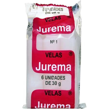 Vela Jurema Guanabara N. 1 - Com 6 Velas de 30g cada