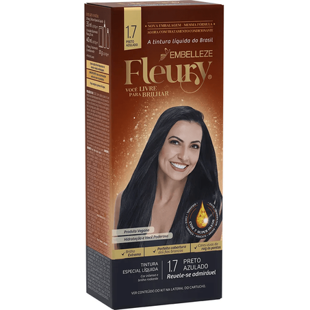 TINTURA FLEURY 1.7 PRETO AZULADO UN