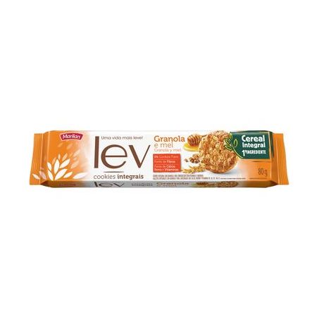 Cookie Integral Lev Granola E Mel 80G