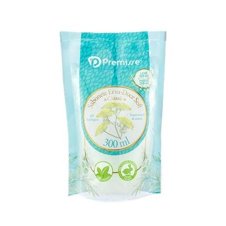SABONETE LIQ ERVA DOCE SOFT REF PREMISSE 300ML
