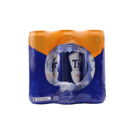 Cerveja Tiger Puro Malte Crystal Lata 350ml - Pacote com 12un - 4.2lt 360-45