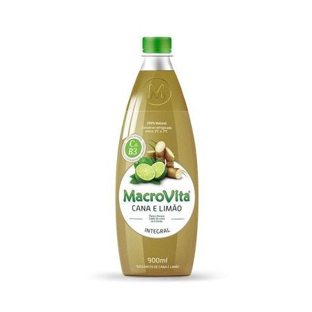 SUCO MACROVITA 900ML CANA/LIMAO 