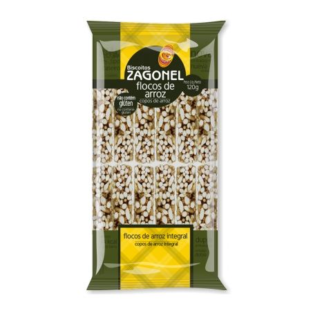 BISCOITO ZAGONEL FLOCOS DE ARROZ INTEGRAL 80 G    