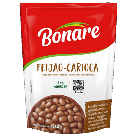 Feijão Carioca Pronto Bonare 380G