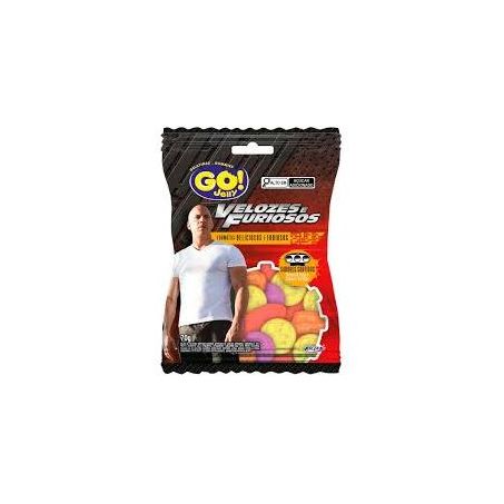 Bala gelatina go jelly velozes e furiosos 70g