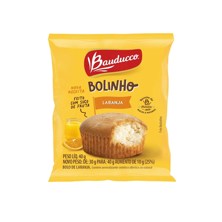BOLINHO BAUDUCCO LARANJA 40G