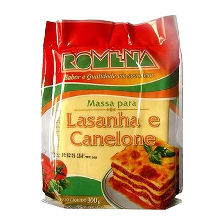 MASSA LASANHA/CANELONI ROMENA 300G