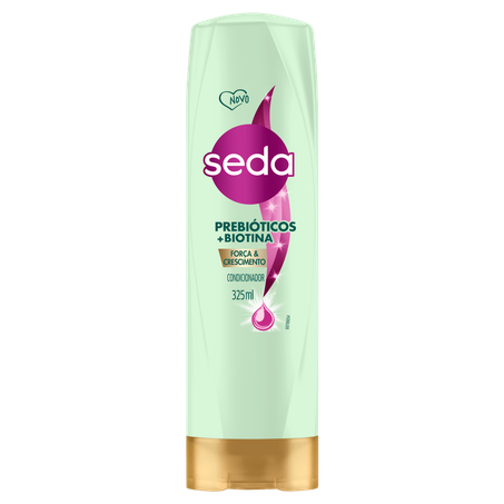 Condicionador Força & Crescimento Seda Prebióticos + Biotina Frasco 325ml