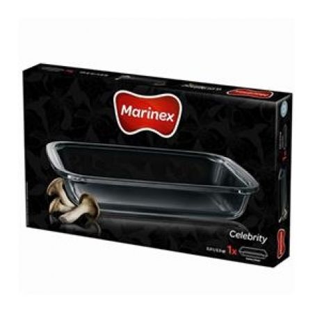 Assadeira retangular média marinex 2.2 litros 6534