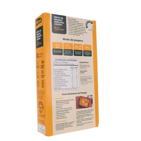 Peito de Frango Vapza Desfiado E Cozido Caixa 400G 360-15