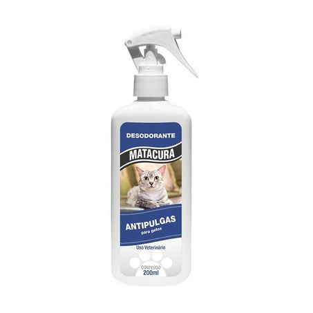Desodorante matacura antipulgas para gatos 200ml