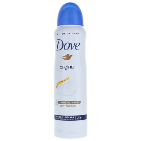 Antitranspirante Aerosol Dove Original Frasco Spray 150ml 360-1
