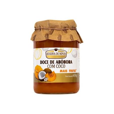 Doce de Abóbora com Coco Reserva de Minas Vidro 680G