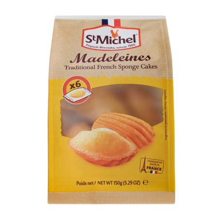 Bolinho madeleine francês st michel tradicional c/6 150g