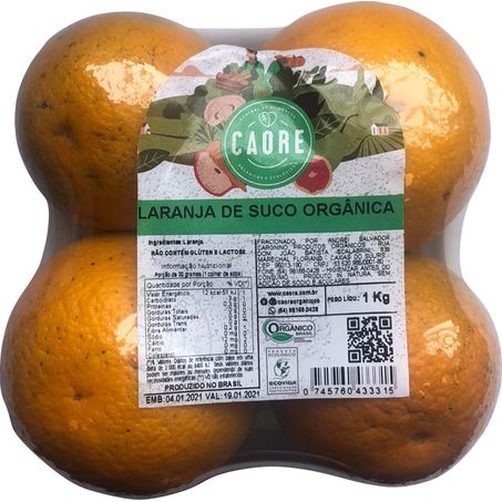 LARANJA CAORE 1KG SUCO ORGÂNICA