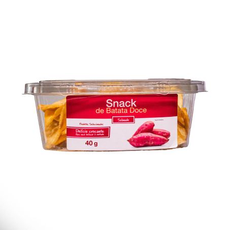 SNACK DE BATATA DOCE SALGADO 40G DABANANA