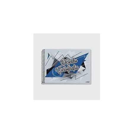 CADERNO CD DESENHO MILIMETRADO CREDEAL 60FL