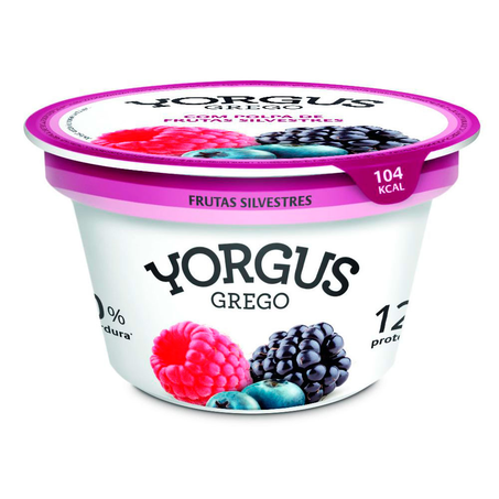 Iogurte Yorgus Grego Zero Frutas Silvestres 130G