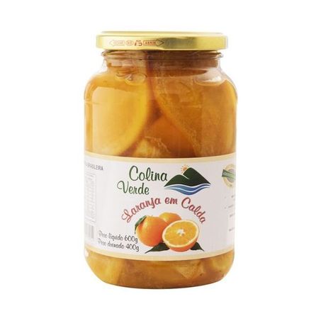 Doce em calda Colina Verde laranja 600g