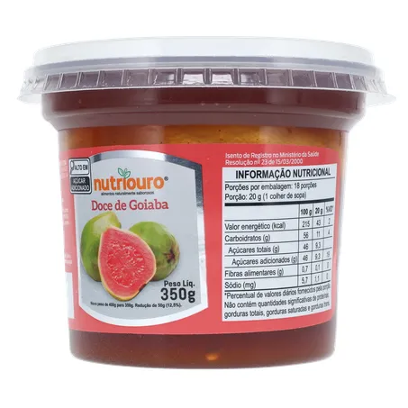 Doce nutriouro goiaba 350g 360-3