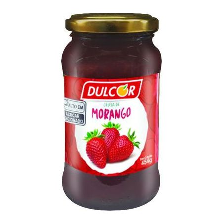 Geleia dulcor morango vidro 454g
