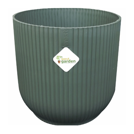 VASO WEST GARDEN SIENA 13,1X12,7 VERDE MILITAR