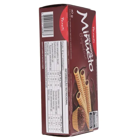 WAFER PARATI MINUETO ROLINHO BRIGADEIRO
40G 360-12