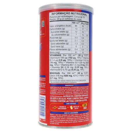 Achocolatado em Pó Nescau Lata 370gr 360-22