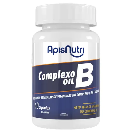 COMPLEXO B OIL 400 MG 60 CAPS - APISNUTRI