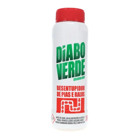 Desentupidor Diabo Verde Granulado 300g