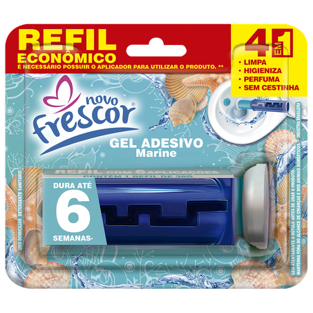 Gel adesivo marine frescor 38g refil