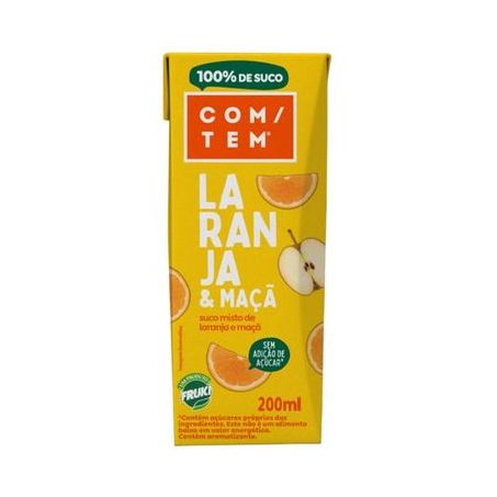 SUCO FRUKI COMTEM LARANJA TP 200ML