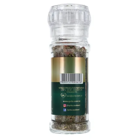 Condimento Qvita Ervas Finas C/Sal Rosa 72G 360-12