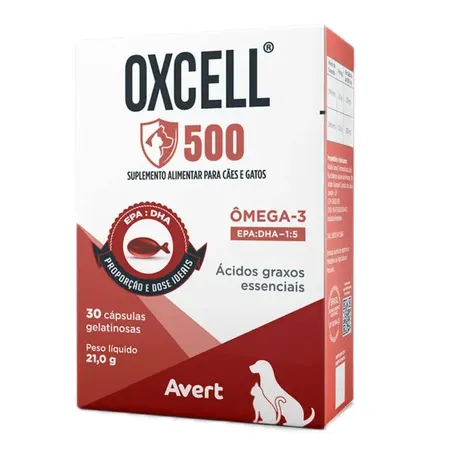 OXCELL 500 MG 30 CAPSULAS