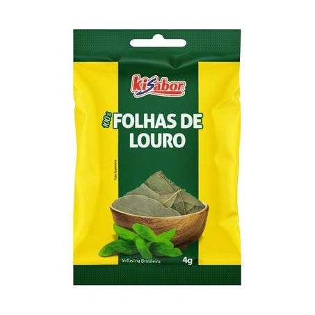 Especiarias Kisabor Louro em Folha Pacote 4G