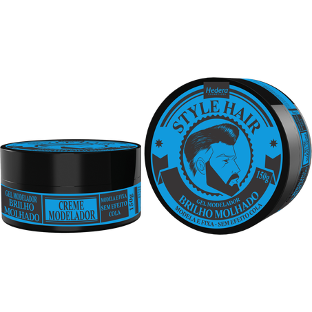 GEL MODELADOR HEDERA STYLE HAIR 150G BRILHO MOLHADO