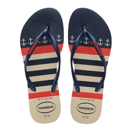 SAND HAVAIANA FEM SLIM NAUTICAL BG RS 35/6