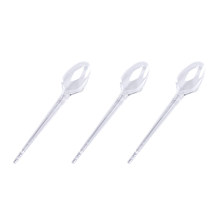 COLHER REGINA PLASTICA CRISTAL 50UN