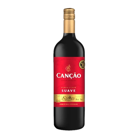 Vinho tinto suave canção 750ml