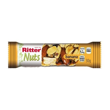 Cereal em barra ritter nutmix banana 30g