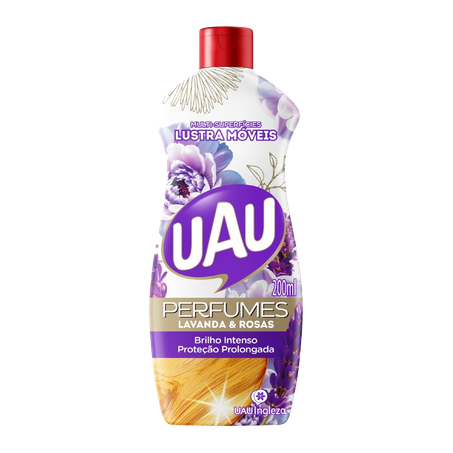 LUSTRA MOVEIS LAVANDA E ROSAS UAU 200 ML          