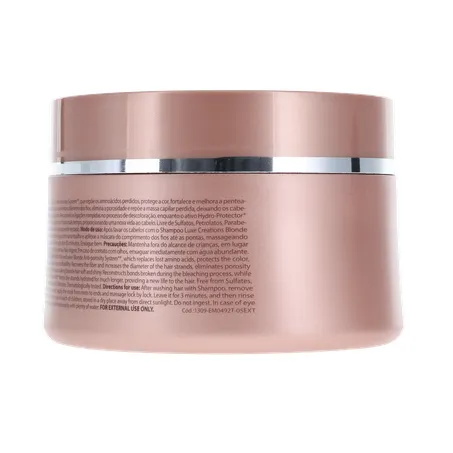 MÁSCARA DE TRATAMENTO AMEND LUXE CREATIONS BLONDE CARE POTE 250G 360-22