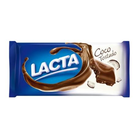 CHOCOLATE LACTA BARRA 150 G COCO TOSTADO          