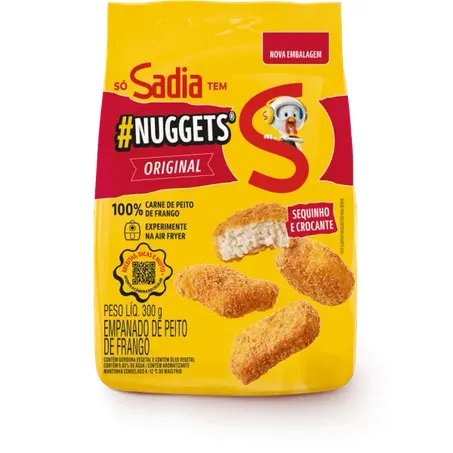 Empanado Frango Sadia 300g Nuggets Tradicional