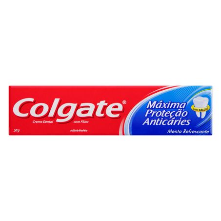 CREME DENTAL MENTA REFRESCANTE COLGATE MÁXIMA PROTEÇÃO ANTICÁRIES