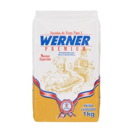 FARINHA TRIGO WERNER PREMIUM 1KG